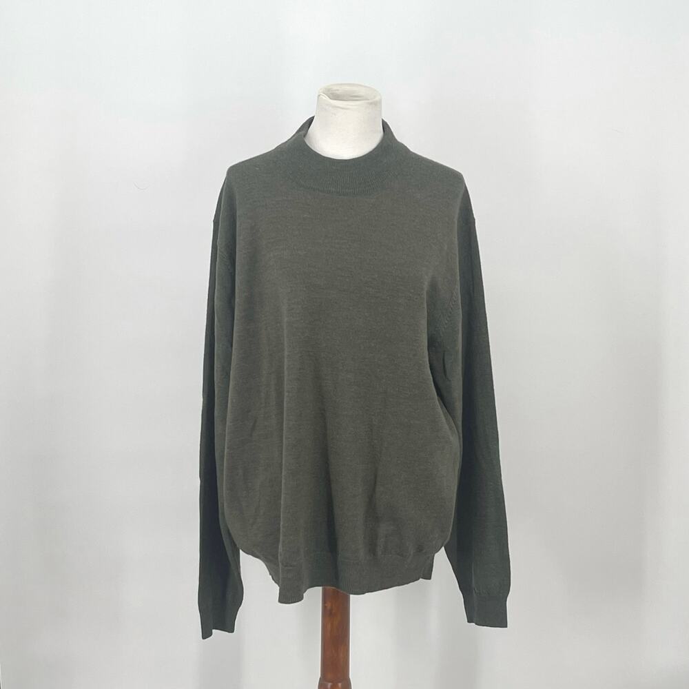 Mercer Street Studio Wool Dark Green L Sweater